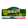 Placa adhesivo exterior 10º Rallye de Pozoblanco "pequeña"