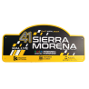 Placa ALUMINIO 41º Rallye Sierra Morena  CHAPA MATRICULA RIGIDA