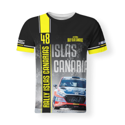 Camiseta 48º Rally Islas Canarias NEGRA FULL PRINT