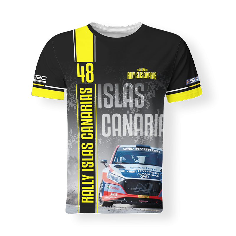 Camiseta 48º Rally Islas Canarias NEGRA FULL PRINT