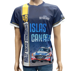 Camiseta 48º Rally Islas Canarias Azul Marino FULL PRINT
