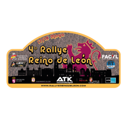 Placa 4º Rallye Reino de Leon